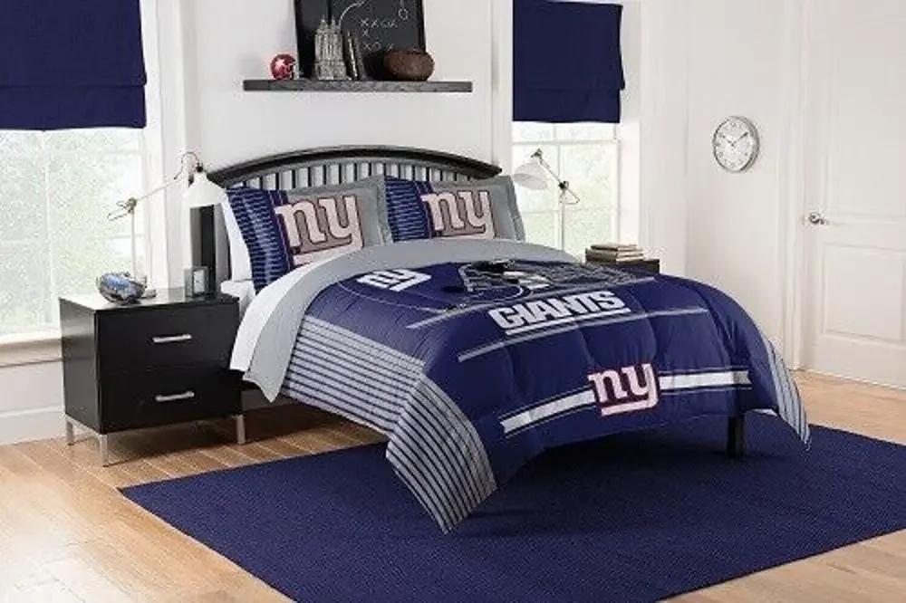 New York Giants NFL Northwest Safety Full/Queen Comforter Blue